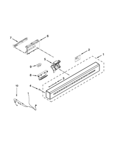 Part Location Diagram of W11094415 Whirlpool PANEL-CNTL