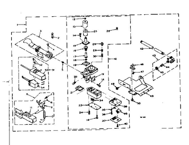 Burner Assembly 2 Diagram and Parts List for 1106117254  Kenmore Dryer