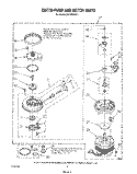 3367725 PUMP AND MOTOR Diagram and Parts List for DU7800XS1  Whirlpool Dishwasher