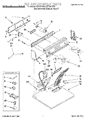 SECTION Diagram and Parts List for KEYS677EZ2  KitchenAid Dryer