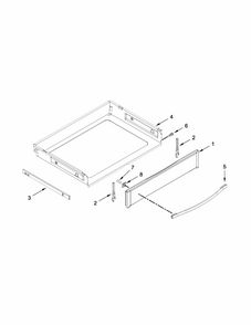 Part Location Diagram of W10550997 Whirlpool HNDLE-DOOR
