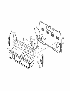 Part Location Diagram of W10339450 Whirlpool KNOB