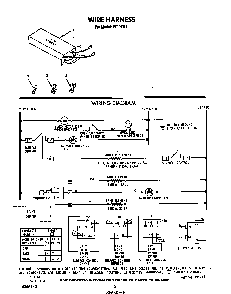 Wire Harness Diagram and Parts List for F7107*1  Roper Range