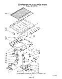 COMPARTMENT SEPARATOR Diagram and Parts List for ET18ZKXTM02  Whirlpool Refrigerator