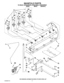 MANIFOLD PARTS Diagram and Parts List for KGRS303BBL0  KitchenAid Range