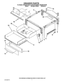 DRAWER PARTS Diagram and Parts List for KESS907SSS06  KitchenAid Range