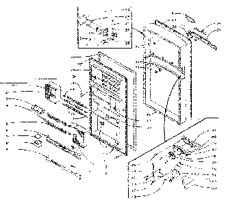 Part Location Diagram of 500769 Whirlpool Refrigerator gasket