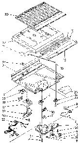 Compartment Separator Diagram and Parts List for ET18JKXSM05  Whirlpool Refrigerator