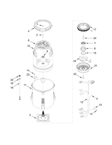 Part Location Diagram of W11123149 Whirlpool CAP