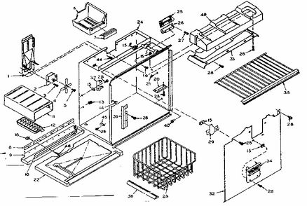 Part Location Diagram of 530784 Whirlpool Bracket