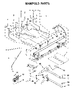 Manifold parts Diagram and Parts List for WFG975H0HV1  Whirlpool Range