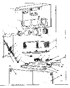 Hide A Hood Diagram and Parts List for 1555566646  Kenmore Range Hood