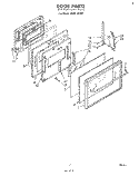 Part Location Diagram of 327718 Whirlpool HNDLE-DOOR