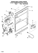 Part Location Diagram of 8534932 Whirlpool Wiring Harness