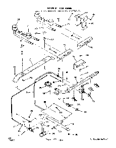 Burner Diagram and Parts List for 1423*0A  Roper Range