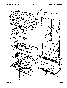 03 - Fresh Food Compartment Diagram and Parts List for CNT15T5A  Whirlpool Refrigerator