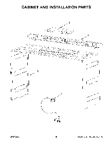 06 - Cabinet And Installation Parts Diagram and Parts List for WMMF5930PW00  Whirlpool Microwave