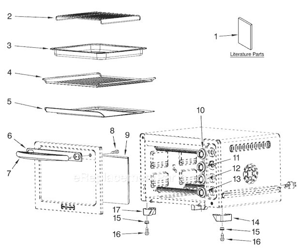 Page A Diagram and Parts List for KCO222 Series 0 KitchenAid Miscellaneous