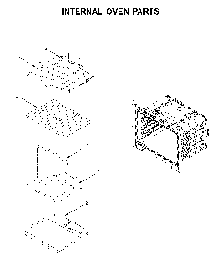 Internal oven parts Diagram and Parts List for WOC54EC7HW04  Whirlpool Microwave