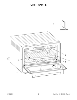 Part Location Diagram of W11391026 Whirlpool Wire Rack