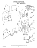 UPPER UNIT PARTS Diagram and Parts List for KSSO36QTB04  KitchenAid Refrigerator