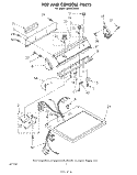 Part Location Diagram of 692238 Whirlpool CLIP, WIRE