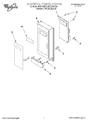 CONTROL PANEL Diagram and Parts List for MT8116XEB0  Whirlpool Microwave