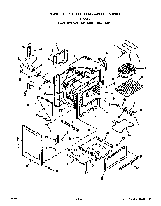 Body Diagram and Parts List for F9027*0  Roper Range