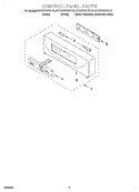 CONTROL PANEL Diagram and Parts List for KEBS278DBS10  KitchenAid Wall Oven
