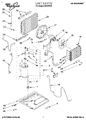 UNIT, LITERATURE Diagram and Parts List for ACM102XZ2  Whirlpool Air Conditioner