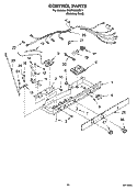 CONTROL PARTS Diagram and Parts List for GD5PHAXMS11  Whirlpool Refrigerator