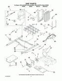 UNIT PARTS Diagram and Parts List for ED5LVAXWS00  Whirlpool Refrigerator