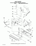 UNIT PARTS Diagram and Parts List for GI6FARXXB04  Whirlpool Refrigerator