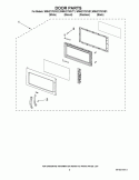 Part Location Diagram of W10247770 Whirlpool Complete Door Assembly - Black