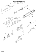 ACCESSORY Diagram and Parts List for PVBN600LW0  Whirlpool Cabinet