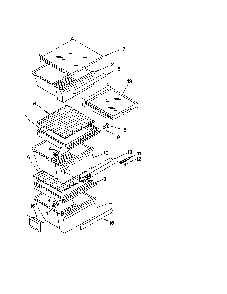 Refrigerator shelf Diagram and Parts List for 10658982801  Kenmore Refrigerator