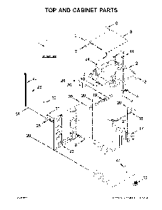 Part Location Diagram of W11131640 Whirlpool Installation instructions