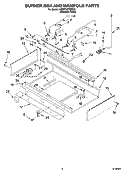 Part Location Diagram of 4457267 Whirlpool Manifold