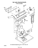 SECTION Diagram and Parts List for LE6150XSW0  Whirlpool Dryer