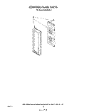 CONTROL PANEL Diagram and Parts List for MW8900XS0  Whirlpool Microwave
