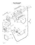 ICEMAKER, LIT/OPTIONAL Diagram and Parts List for KSSS36MWX00  KitchenAid Refrigerator