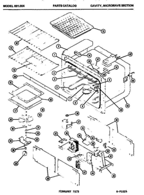 Part Location Diagram of M1D776 Whirlpool SCREW, FRAME MTG.