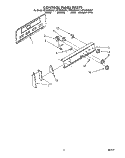 CONTROL PANEL, LITERATURE Diagram and Parts List for RF302BXXN1  Whirlpool Range