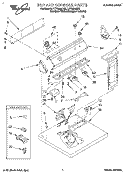 Part Location Diagram of 3403661 Whirlpool PANEL-CNTL