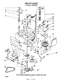 DRIVE , LIT/OPTIONAL Diagram and Parts List for LHA5810W0  Whirlpool Washer