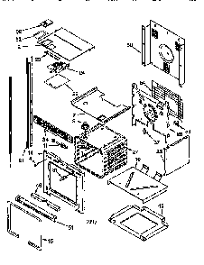 Oven Diagram and Parts List for KEBS277DHW2  KitchenAid Wall Oven