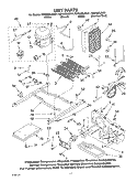 UNIT PARTS Diagram and Parts List for KSRA25ILWH01  KitchenAid Refrigerator