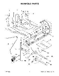 Manifold Parts Diagram and Parts List for KFGG504KPS3  KitchenAid Range