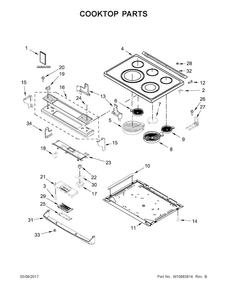 Part Location Diagram of W11517331 Whirlpool KNOB