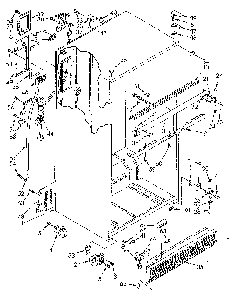 Cabinet Diagram and Parts List for ET20AKXSN05  Whirlpool Refrigerator